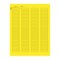 Nevs Cryo Label Laser Sheets  38x6mm for Microplates Yellow LCL-14112-Y - alternate 2